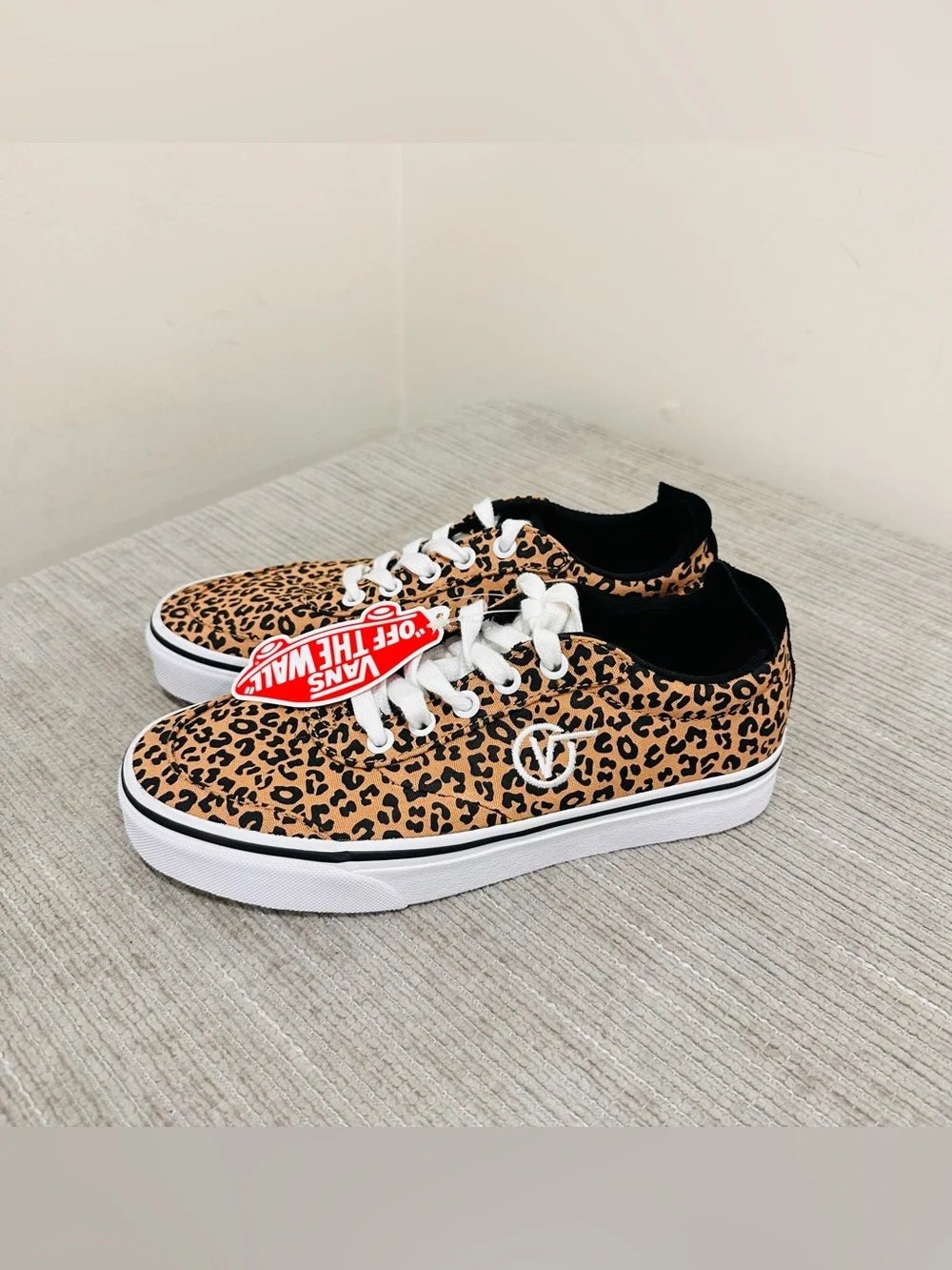 Women's Vans Sport Vulc Lace Up Skate Shoes Cheetah Print Size 7.0 NWT